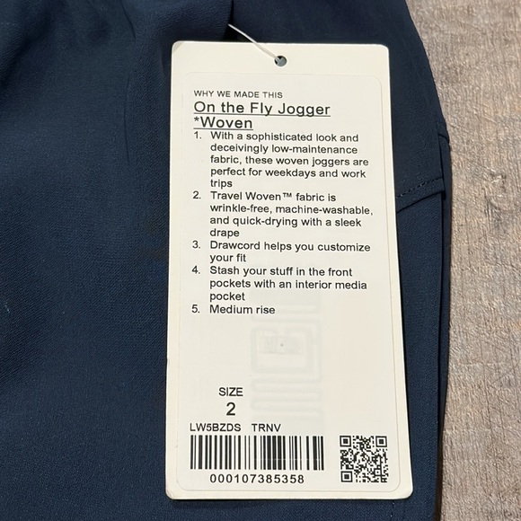 NWT Women’s Lululemon Joggers - 2 - Picture 3 of 3